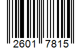 Barcode 26017815