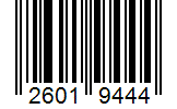 Barcode 26019444