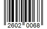 Barcode 26020068