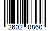 Barcode 26020860