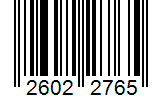 Barcode 26022765