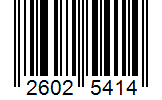 Barcode 26025414