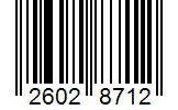 Barcode 26028712
