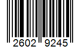 Barcode 26029245
