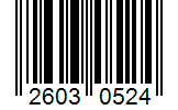 Barcode 26030524
