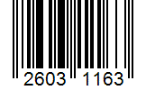 Barcode 26031163
