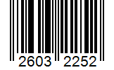 Barcode 26032252
