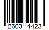 Barcode 26034423
