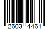Barcode 26034461