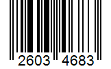 Barcode 26034683
