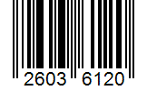 Barcode 26036120