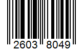 Barcode 26038049