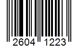 Barcode 26041223