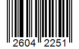 Barcode 26042251
