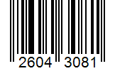 Barcode 26043081