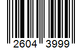 Barcode 26043999