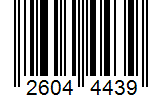 Barcode 26044439