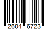 Barcode 26046723