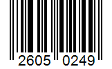 Barcode 26050249