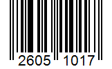 Barcode 26051017