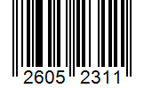 Barcode 26052311