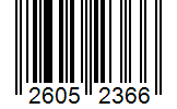 Barcode 26052366