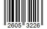 Barcode 26053226