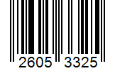 Barcode 26053325
