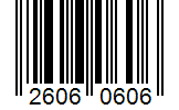 Barcode 26060606