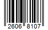Barcode 26068107