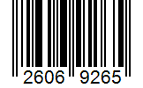 Barcode 26069265