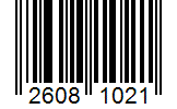 Barcode 26081021