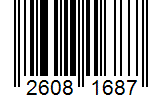 Barcode 26081687