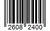 Barcode 26082400