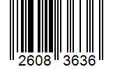 Barcode 26083636