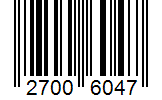 Barcode 27006047