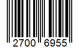 Barcode 27006955