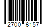 Barcode 27008157