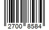 Barcode 27008584