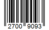 Barcode 27009093