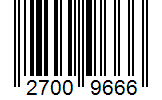 Barcode 27009666