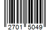 Barcode 27015049