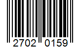 Barcode 27020159