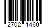 Barcode 27021460