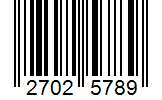 Barcode 27025789
