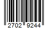 Barcode 27029244