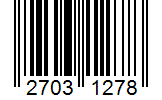 Barcode 27031278