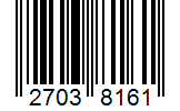 Barcode 27038161