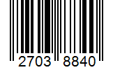 Barcode 27038840