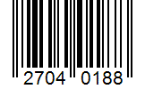 Barcode 27040188